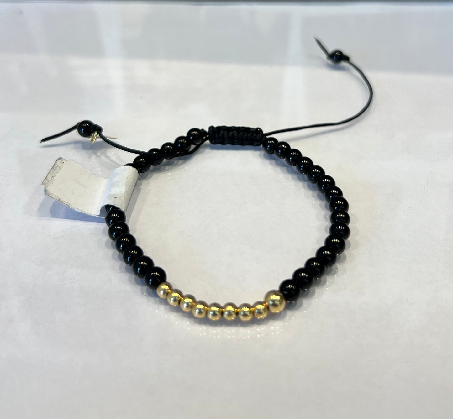 Ties Of Gold & Gemstones Cord Bracelet in 18K Gold