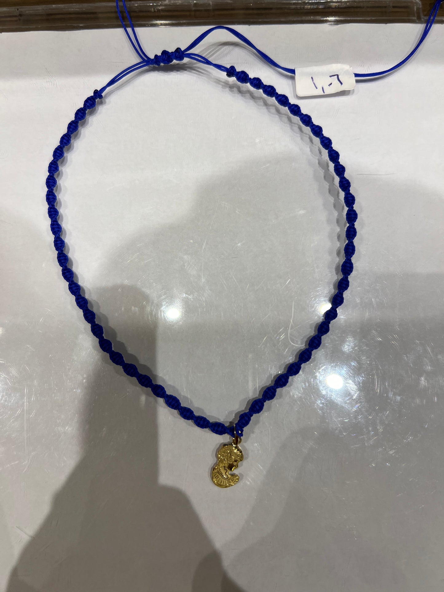 Baby Icon Braided Necklace in 18K Gold