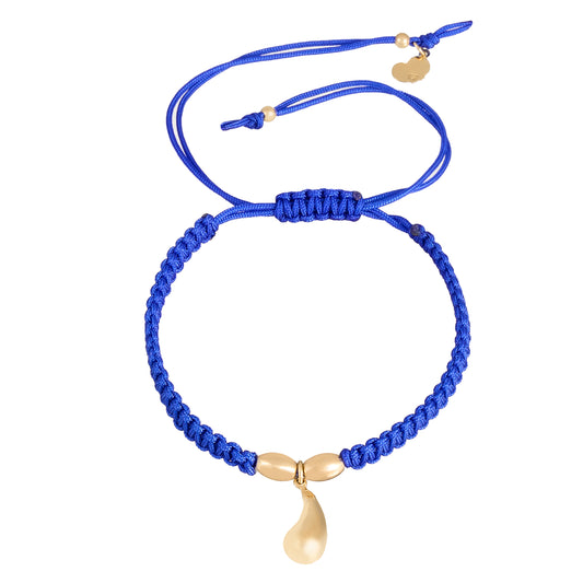 Eye-drop Braided Bracelet in 18K Gold
