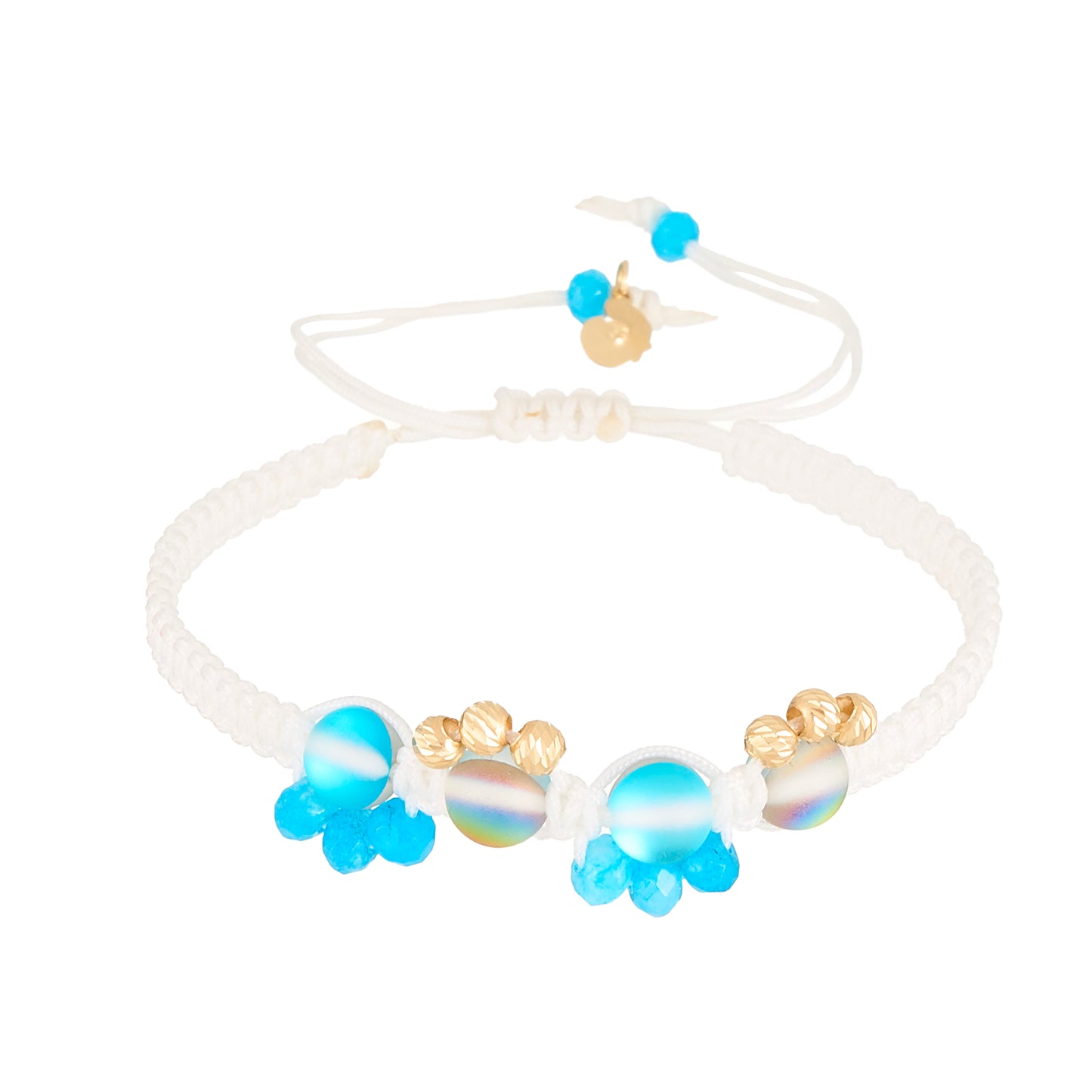 Ocean Breeze Braided Bracelet in 18K Gold