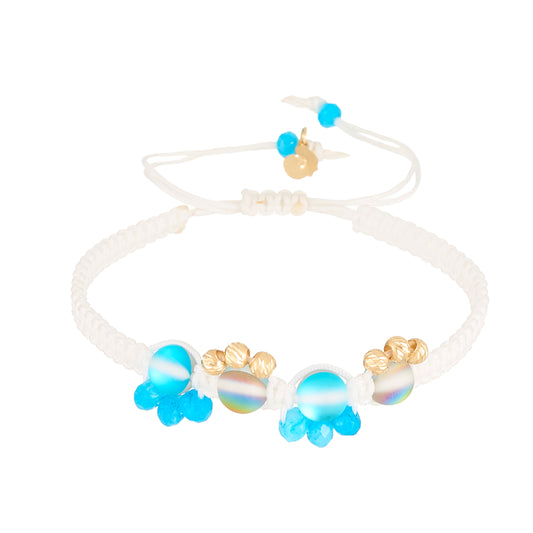 Ocean Breeze Braided Bracelet in 18K Gold