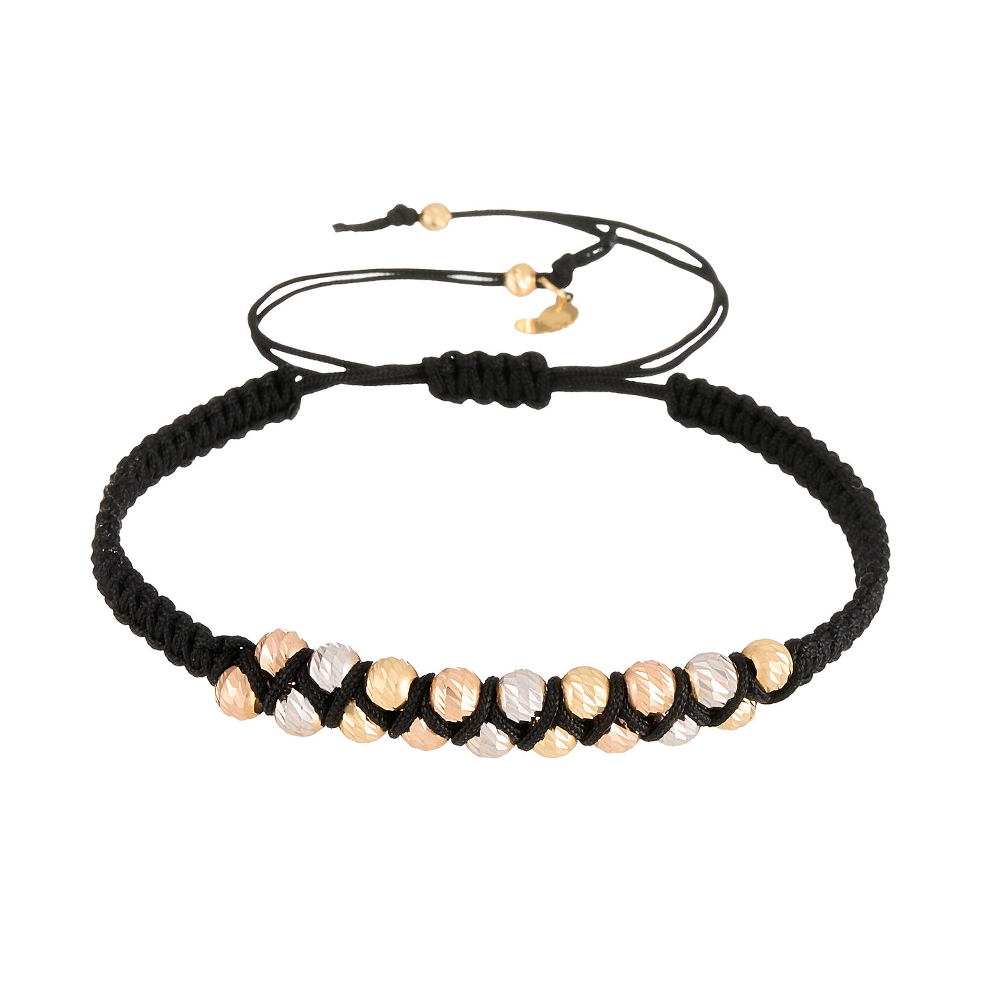 Golden Glow Braided Bracelet in 18K Gold
