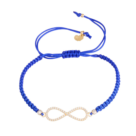 Infinity Braided Bracelet in 18K Gold
