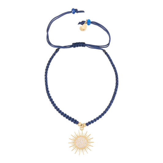 Sun Braided Bracelet in 18K Gold