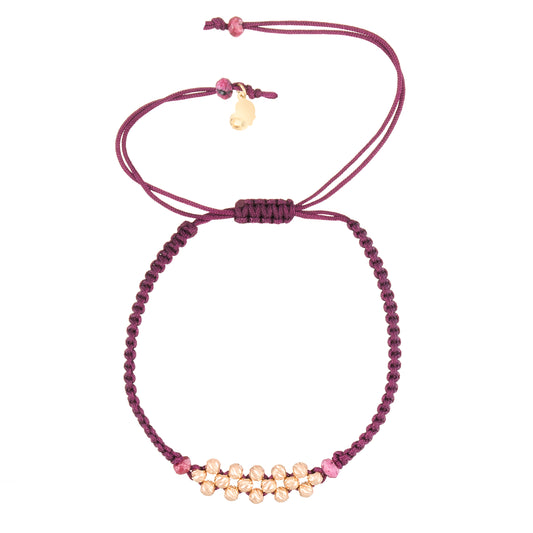 Golden Unity Braided Bracelet in 18K Gold