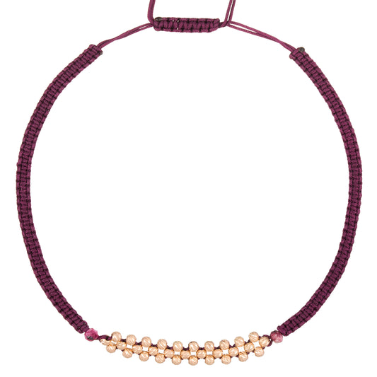 Golden Unity Braided Choker Necklace in 18K Gold